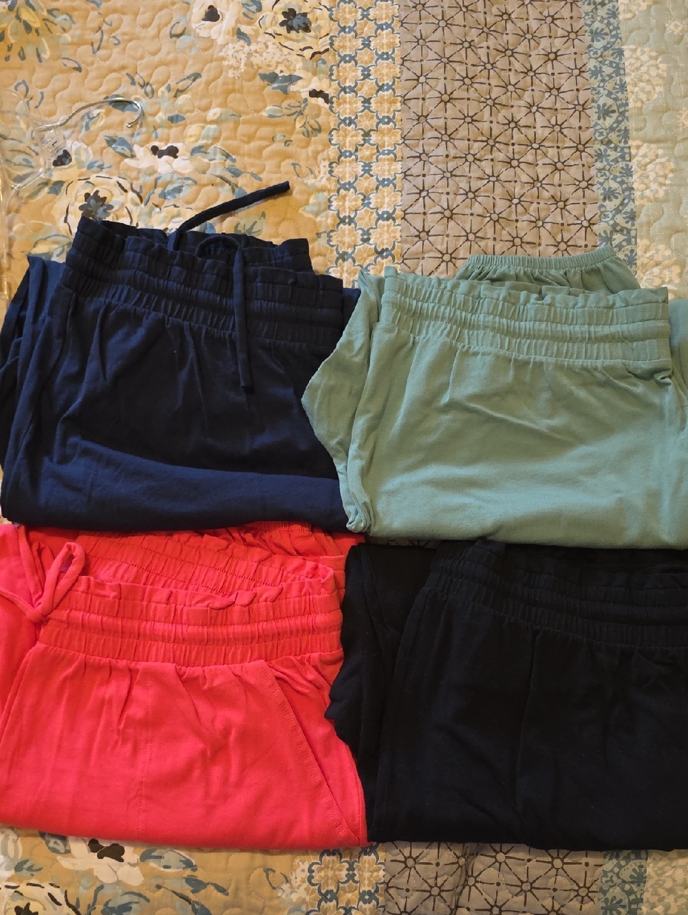 AnyBody Women's Track Joggers - Navy, Mint, Coral, Black